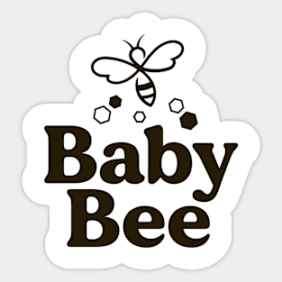 Baby Bee Matching Family Bumblebee Shirts Kawaii Birthday Sticker